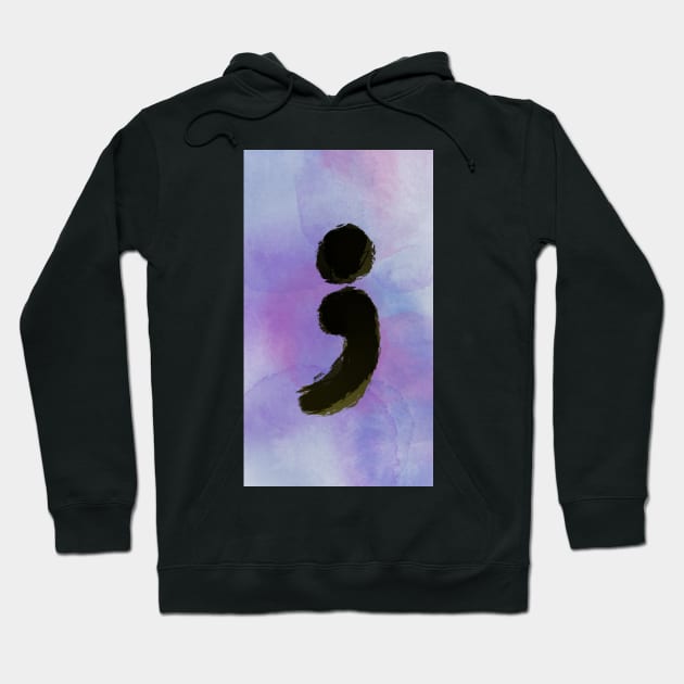 Semicolon Hoodie by neetaujla